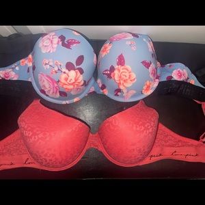 32 D Pink bra